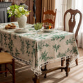 Green Pinecone Tablecloth