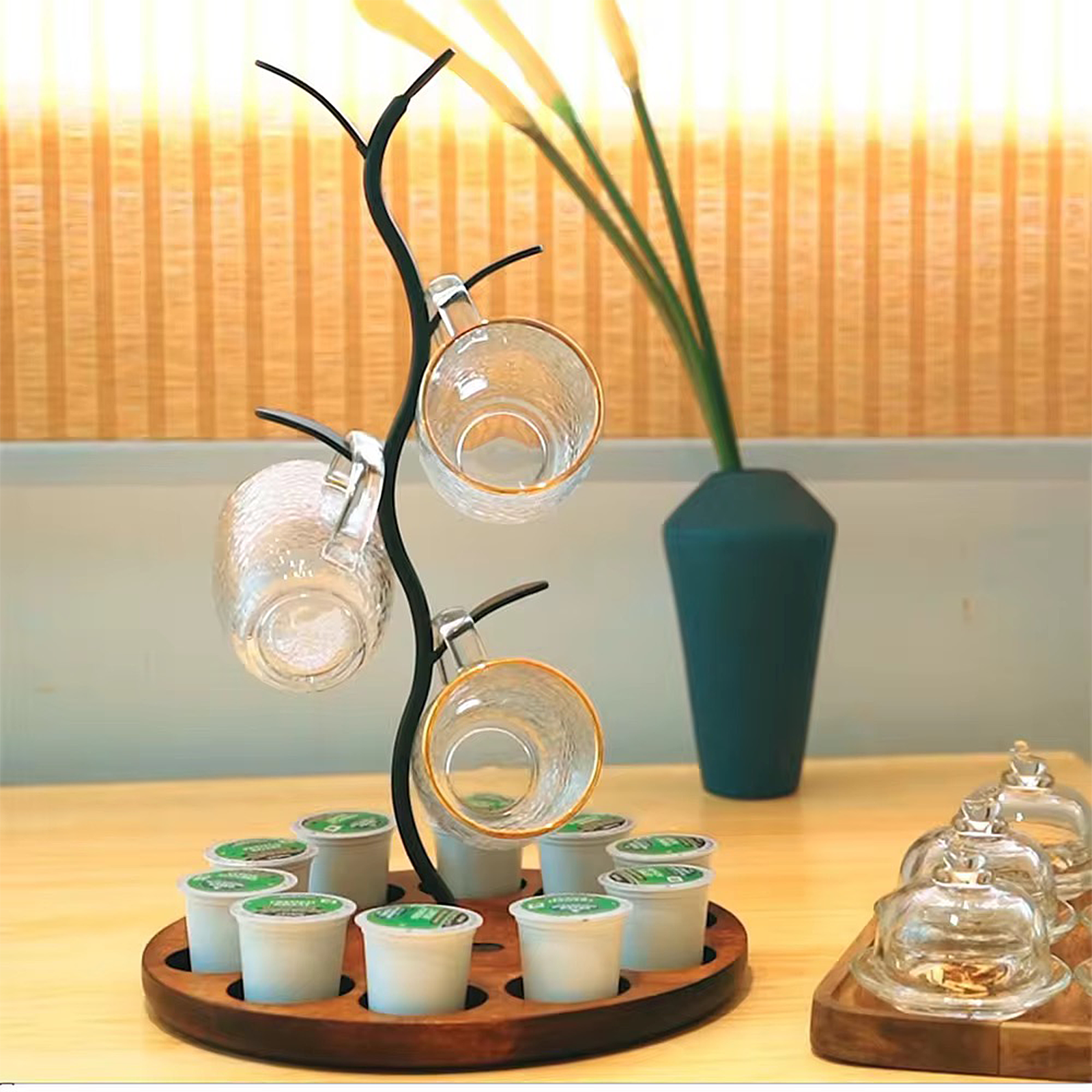 Mug Holder Leaf shaped Hook