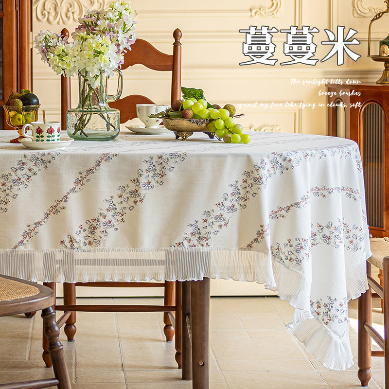 Pearl Yarn Tablecloth