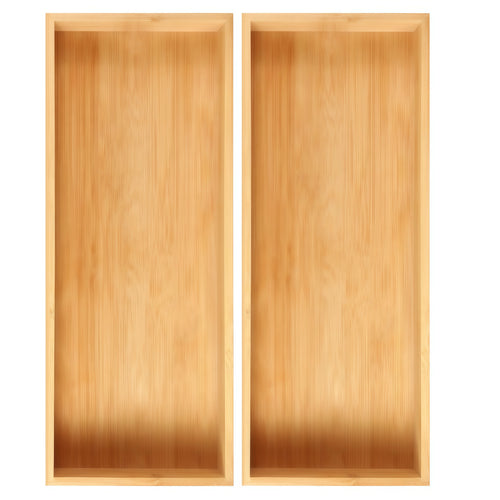 Bamboo Kitchen Drawer Organizer Boxes