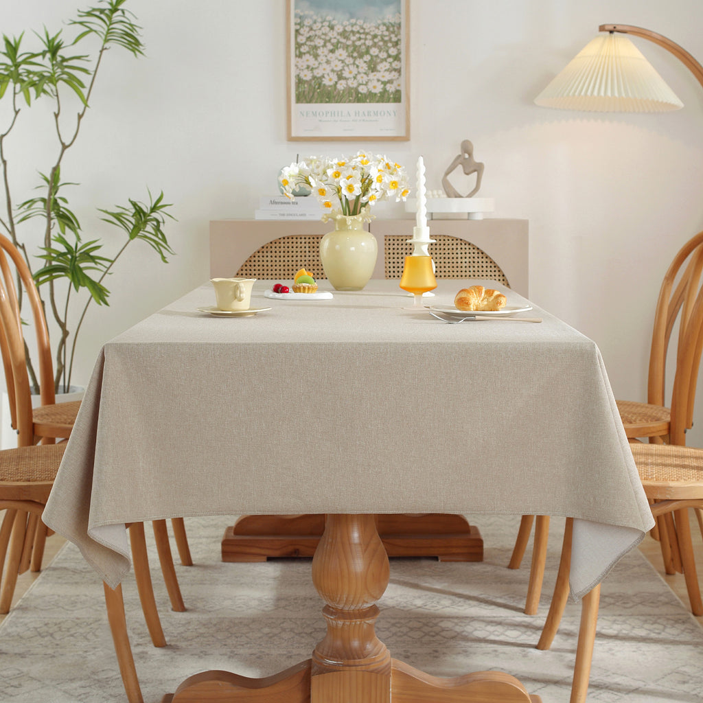 Cotton-linen Style Tablecloth