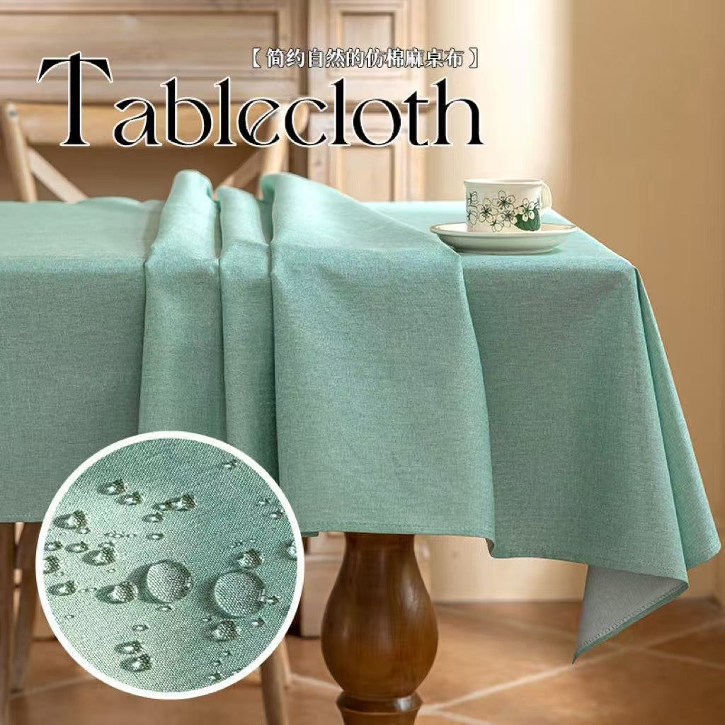 Cotton-linen Style Tablecloth