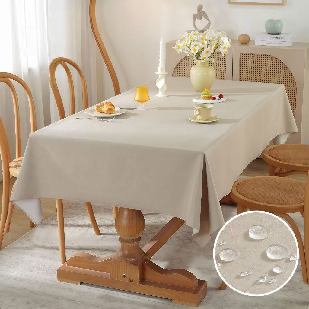 Cotton-linen Style Tablecloth