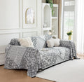 Paisley Sofa Towel #Black