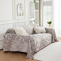 Paisley Sofa Towel #Brown