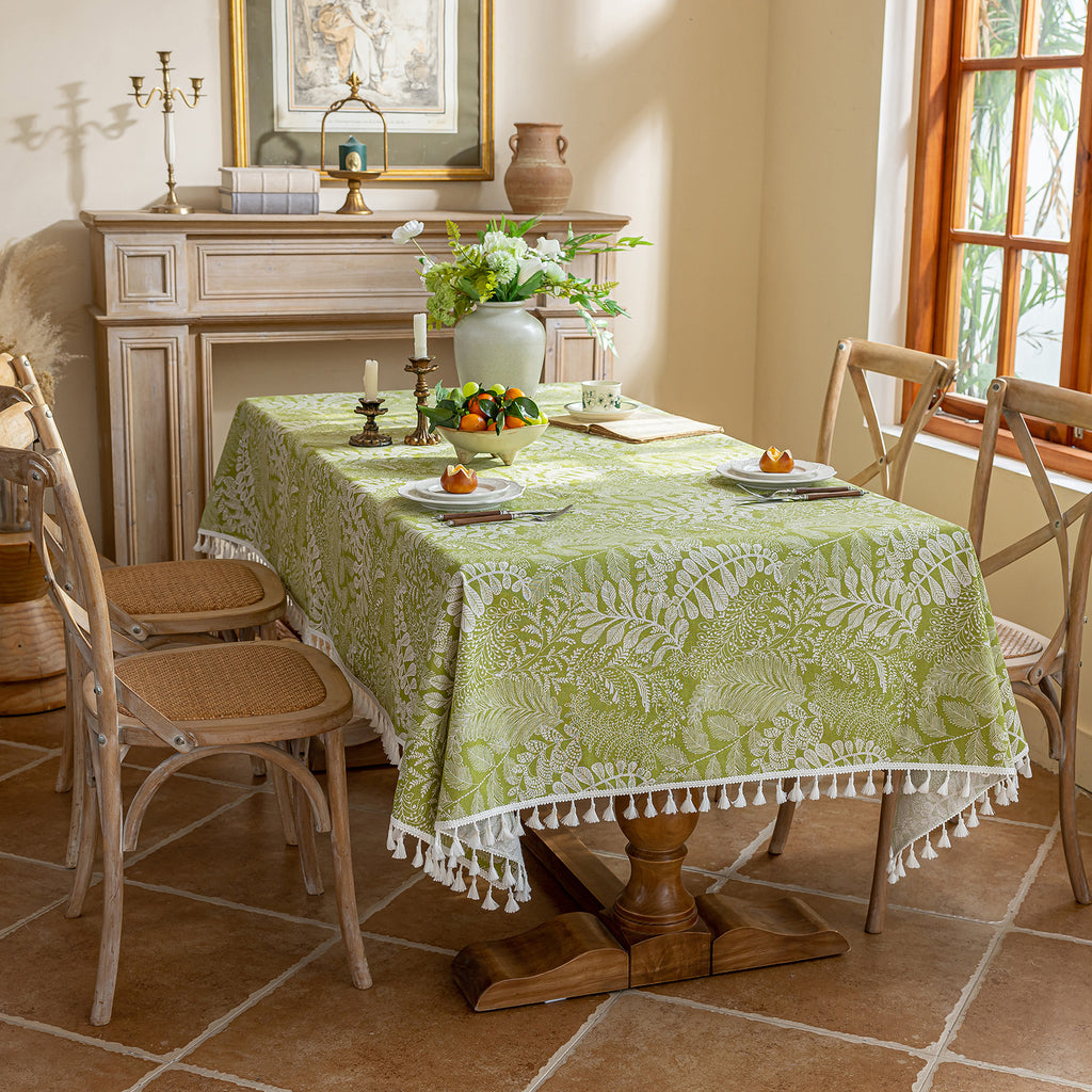 Duckweed Pattern Tablecloth