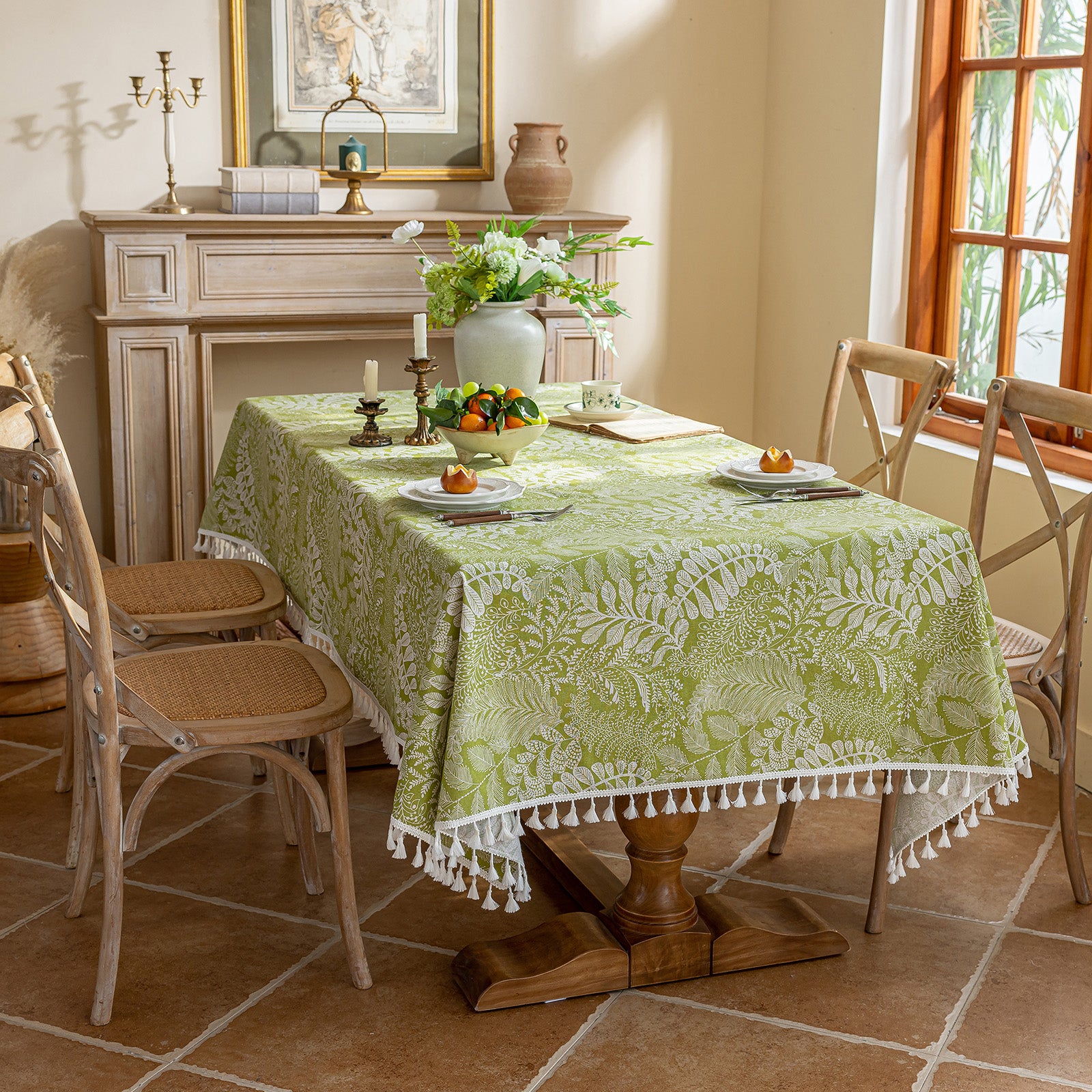 Duckweed Pattern Tablecloth