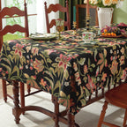 Linen-Like Jacquard Tablecloth