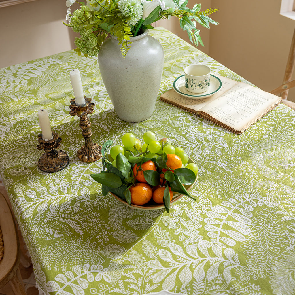Duckweed Pattern Tablecloth