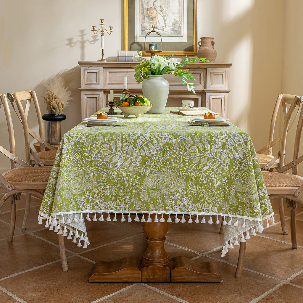 Duckweed Pattern Tablecloth