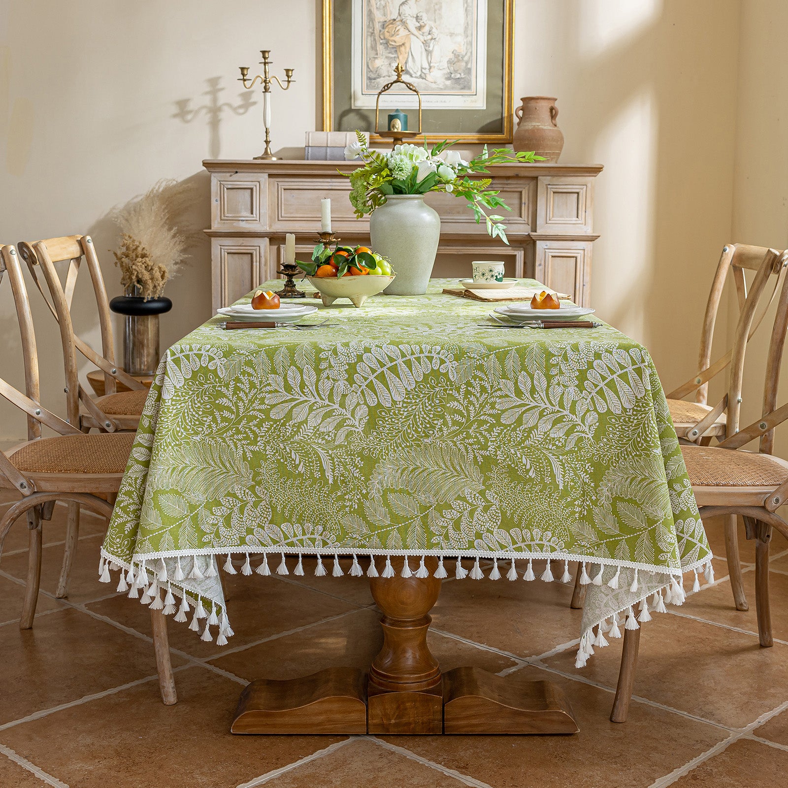 Duckweed Pattern Tablecloth