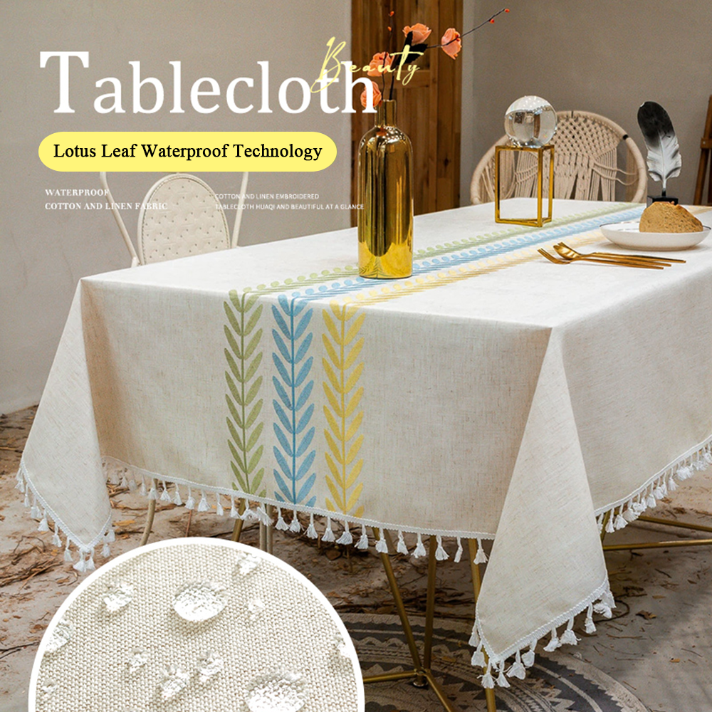 Waterproof and Stain Resistant Tablecloth