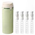 4 in 1 Travel Bottles, 30ml Leakproof Refillable Dispenser with Push-Down Lock Pump & Clear Scale