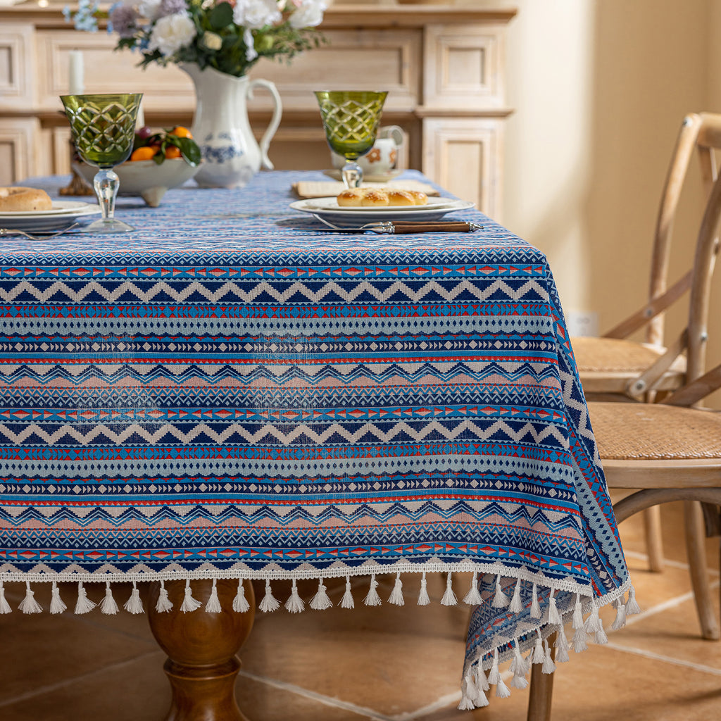 Ethnic Style Tablecloth - Two Colors Available