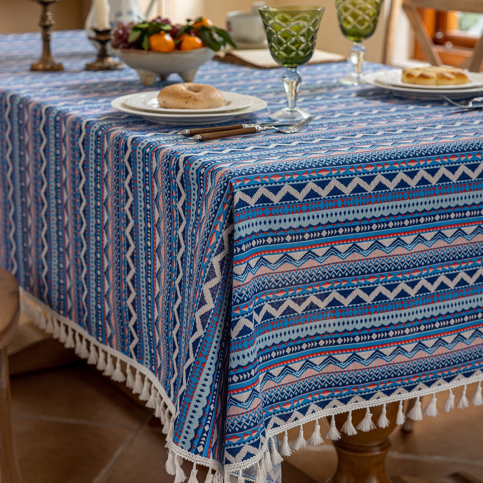 Ethnic Style Tablecloth - Two Colors Available
