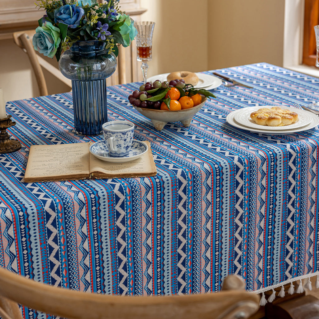 Ethnic Style Tablecloth - Two Colors Available