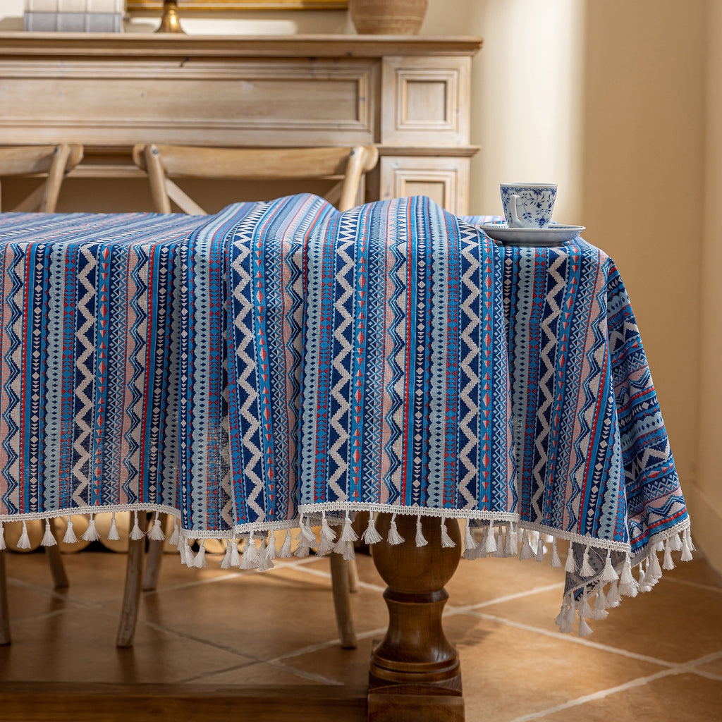 Ethnic Style Tablecloth - Two Colors Available