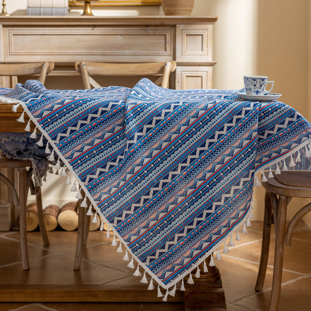 Ethnic Style Tablecloth - Two Colors Available