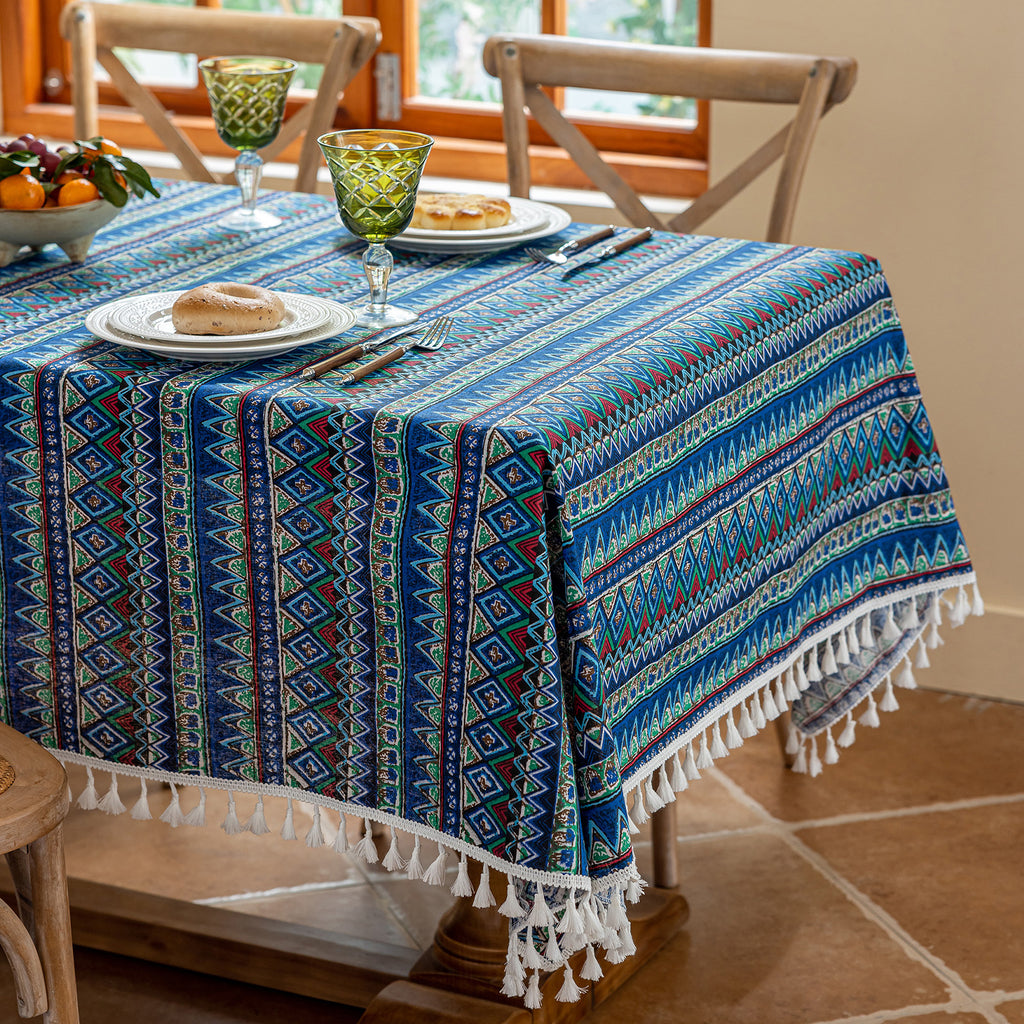 Ethnic Style Tablecloth - Two Colors Available