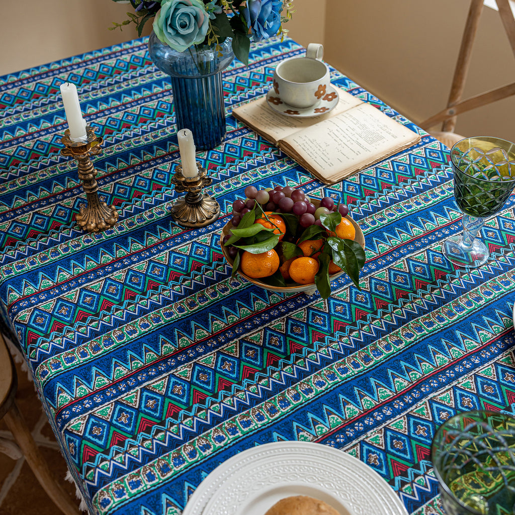 Ethnic Style Tablecloth - Two Colors Available