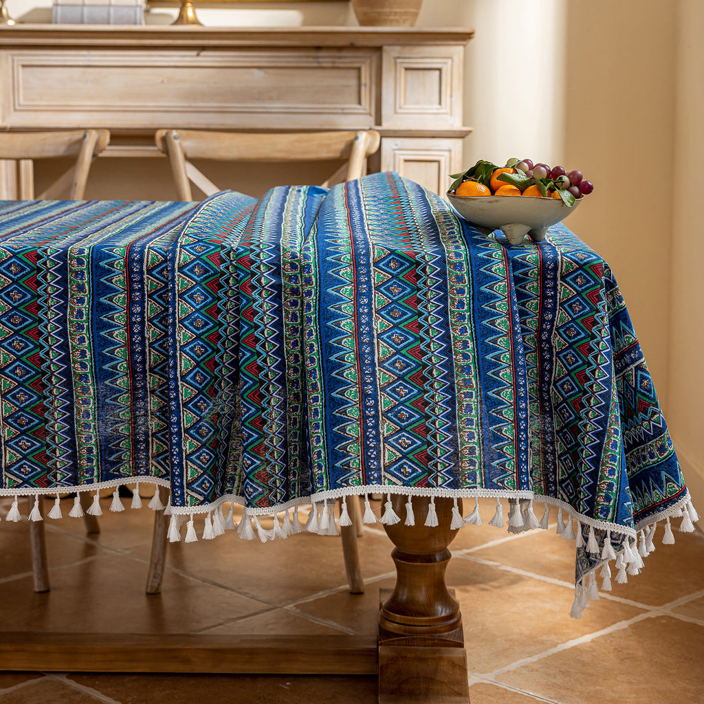 Ethnic Style Tablecloth - Two Colors Available
