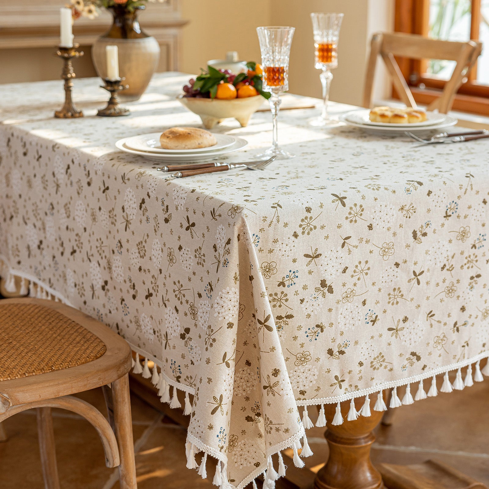 Kapok Flower Pattern Tablecloth