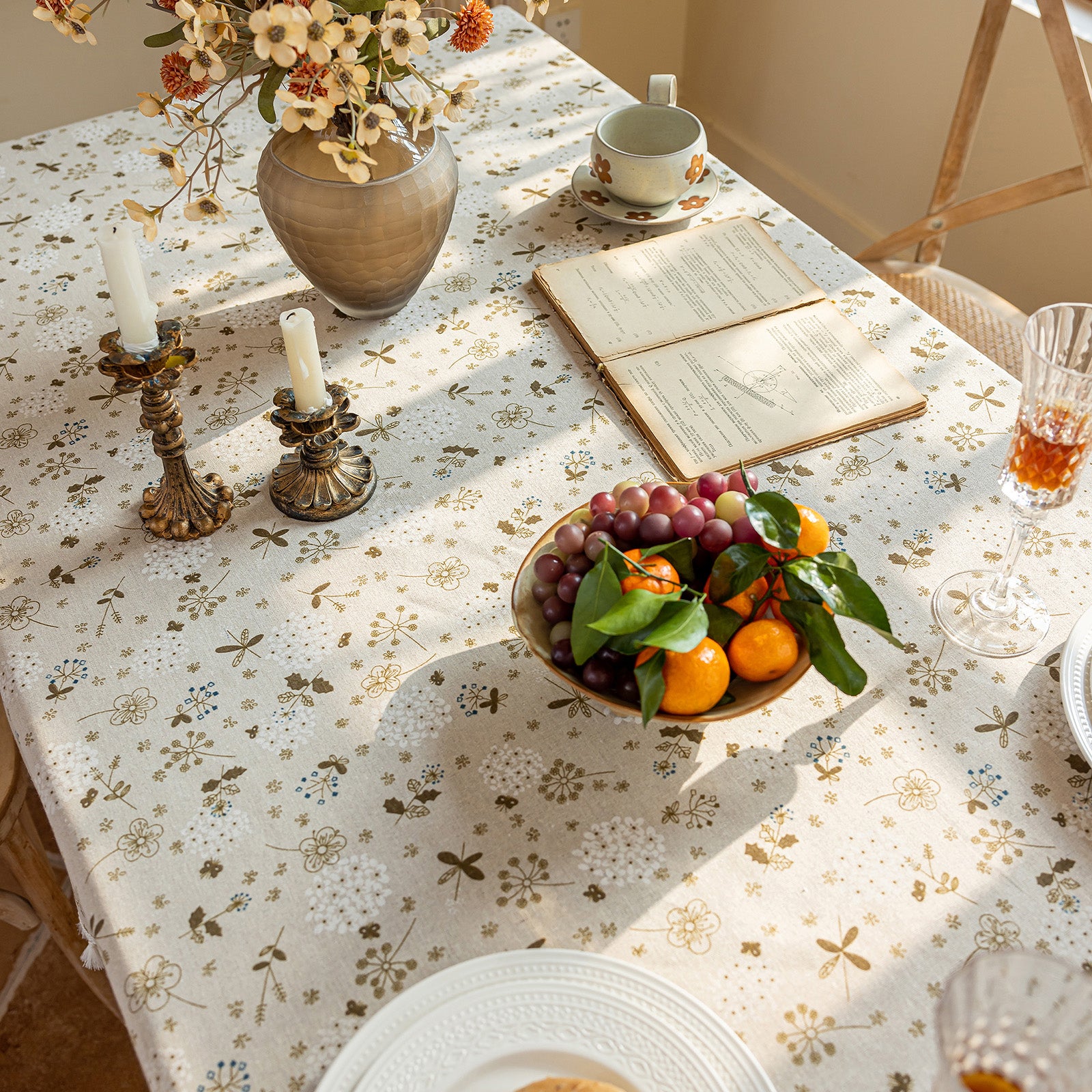 Kapok Flower Pattern Tablecloth