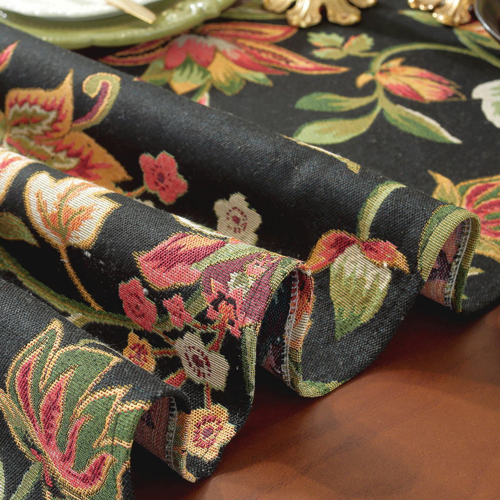 Linen-Like Jacquard Table Runner