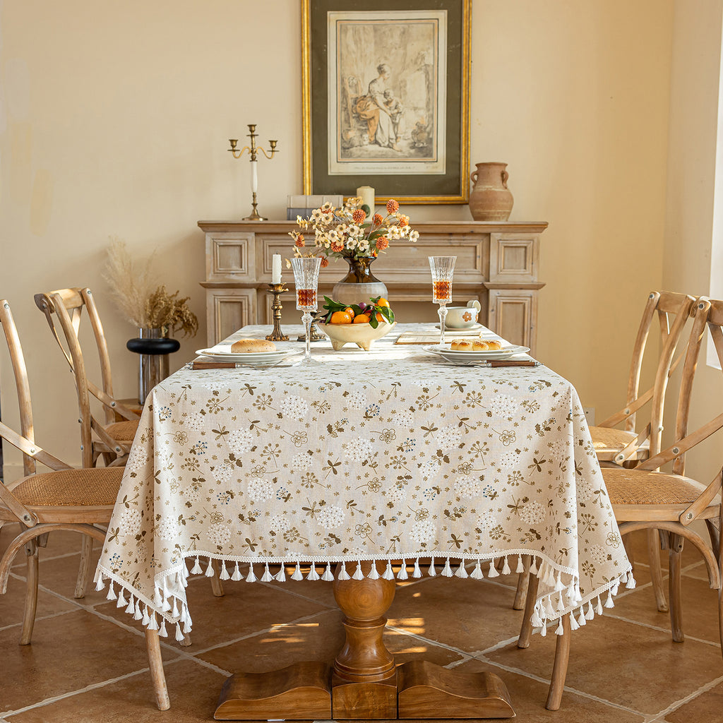 Kapok Flower Pattern Tablecloth